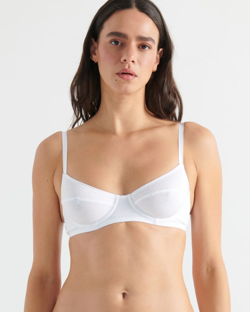 Araks: Beau Cotton Underwire Bra - White - Image 5