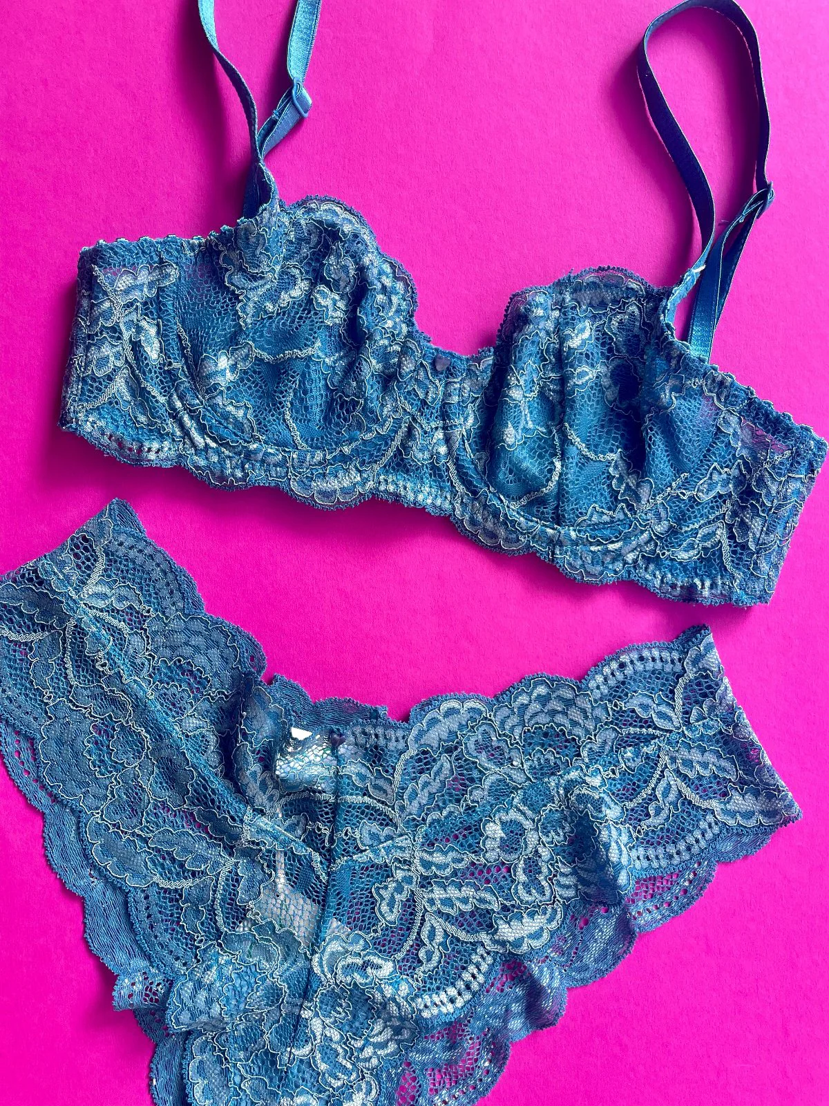 Clo: Fortuna Lace Demi Underwire Bra - 34DD, 36D - Image 3