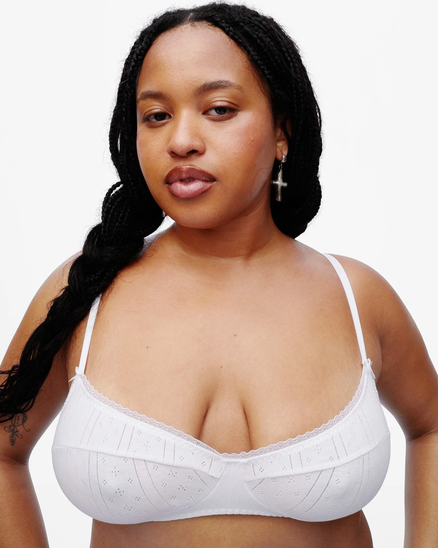 Cou Cou Intimates: The Balconette Bra - White - Image 7