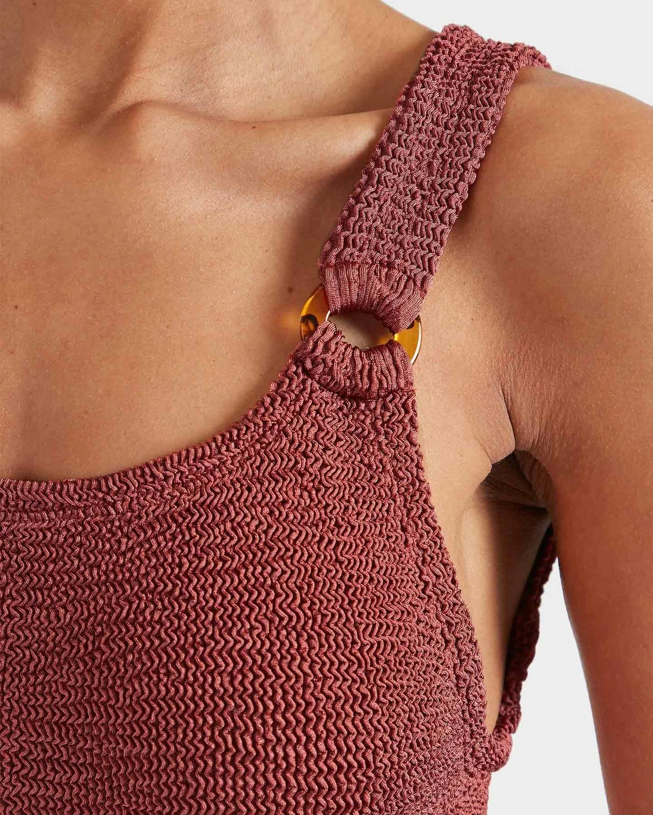 Hunza G: Domino One Piece - Rosewood - Image 3