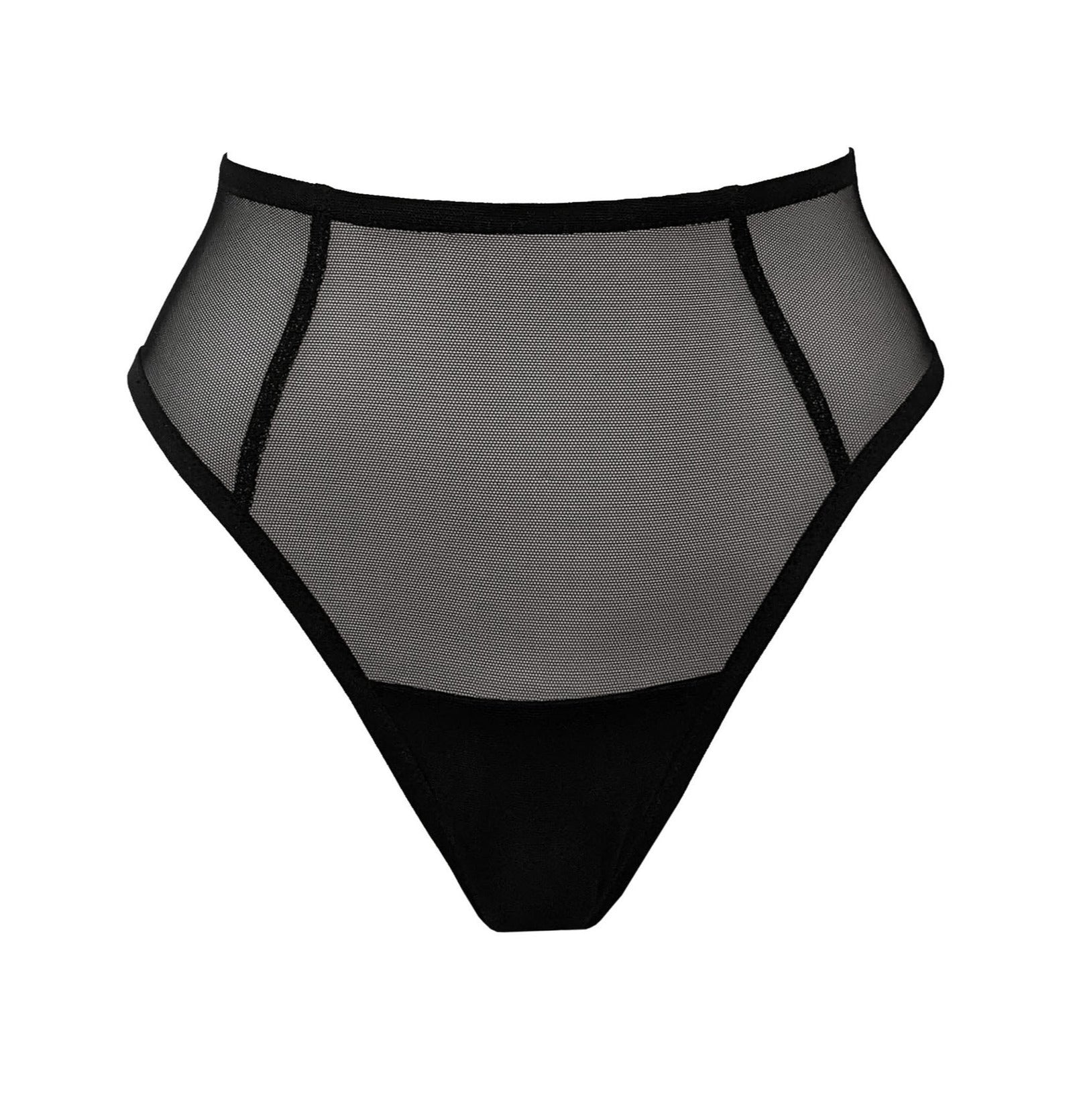 Kayleigh Peddie: Azalea Ouvert Brief - Black - Image 3