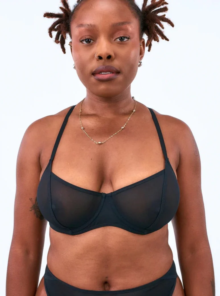 La Fille d'O: Coming Up Bra - Black - Image 5