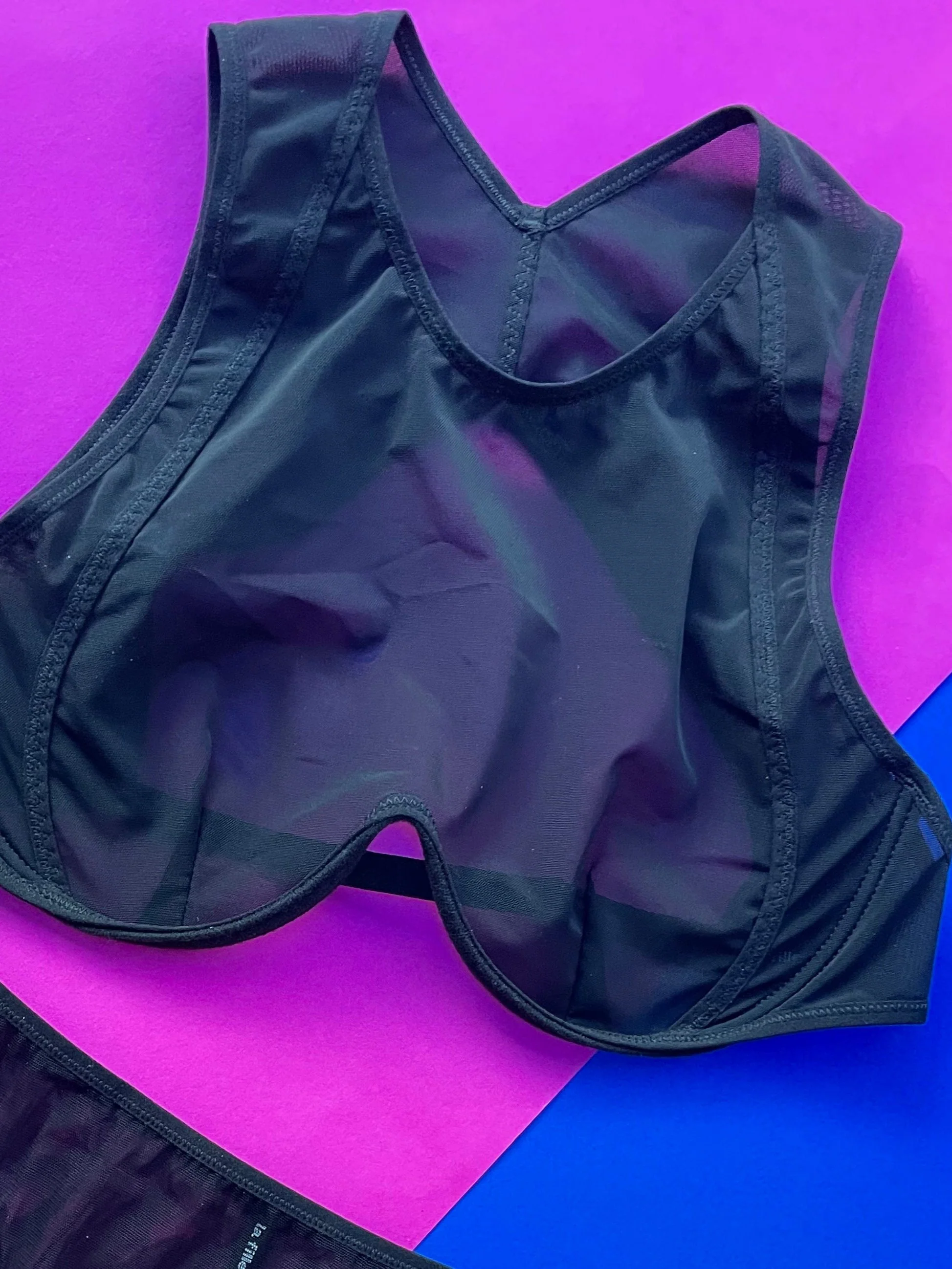 La Fille d'O: Precious Mesh Brief - Black - Image 4