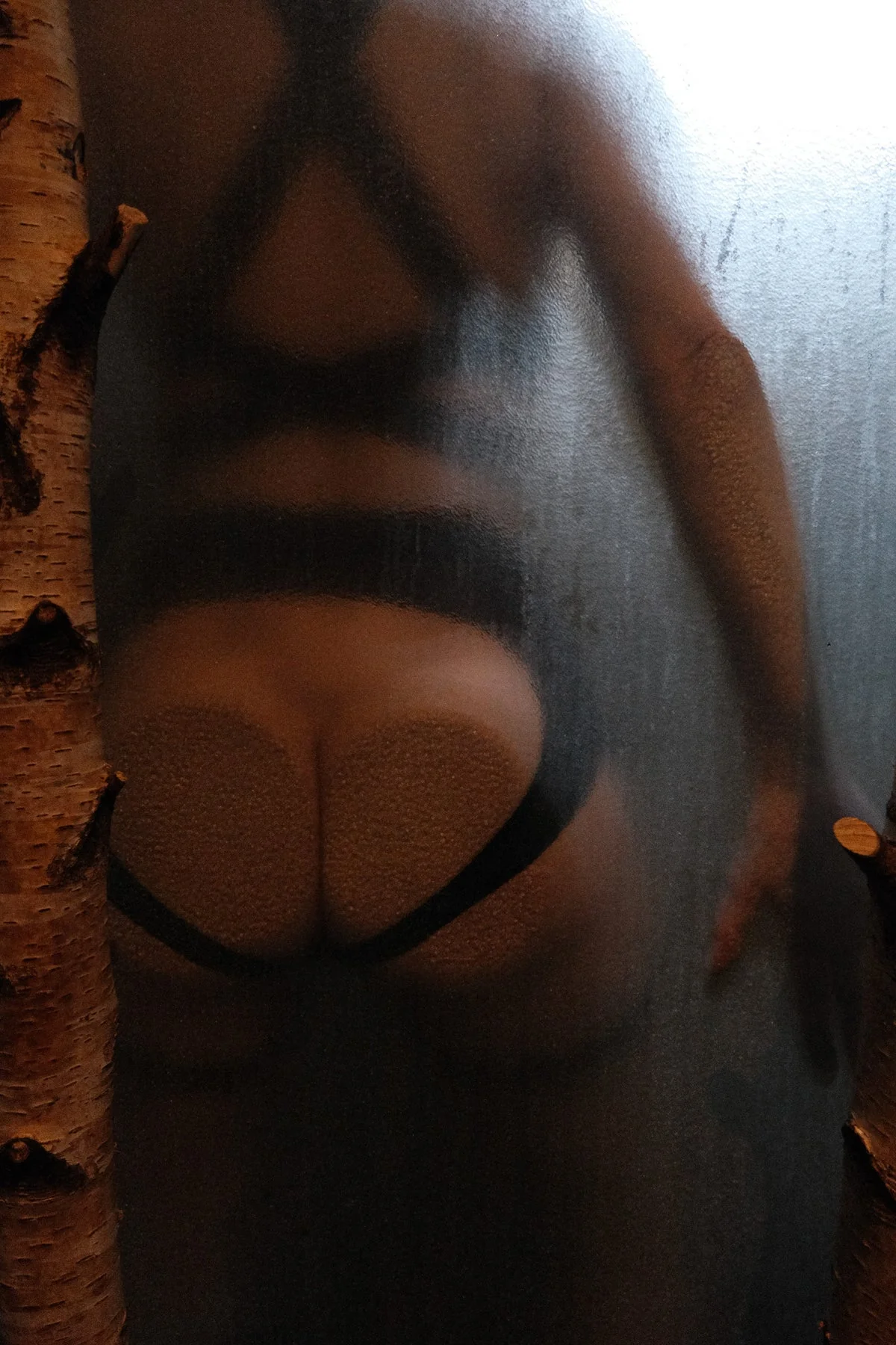 La Fille d'O: Pour Jouer Suspender - Black - Image 3