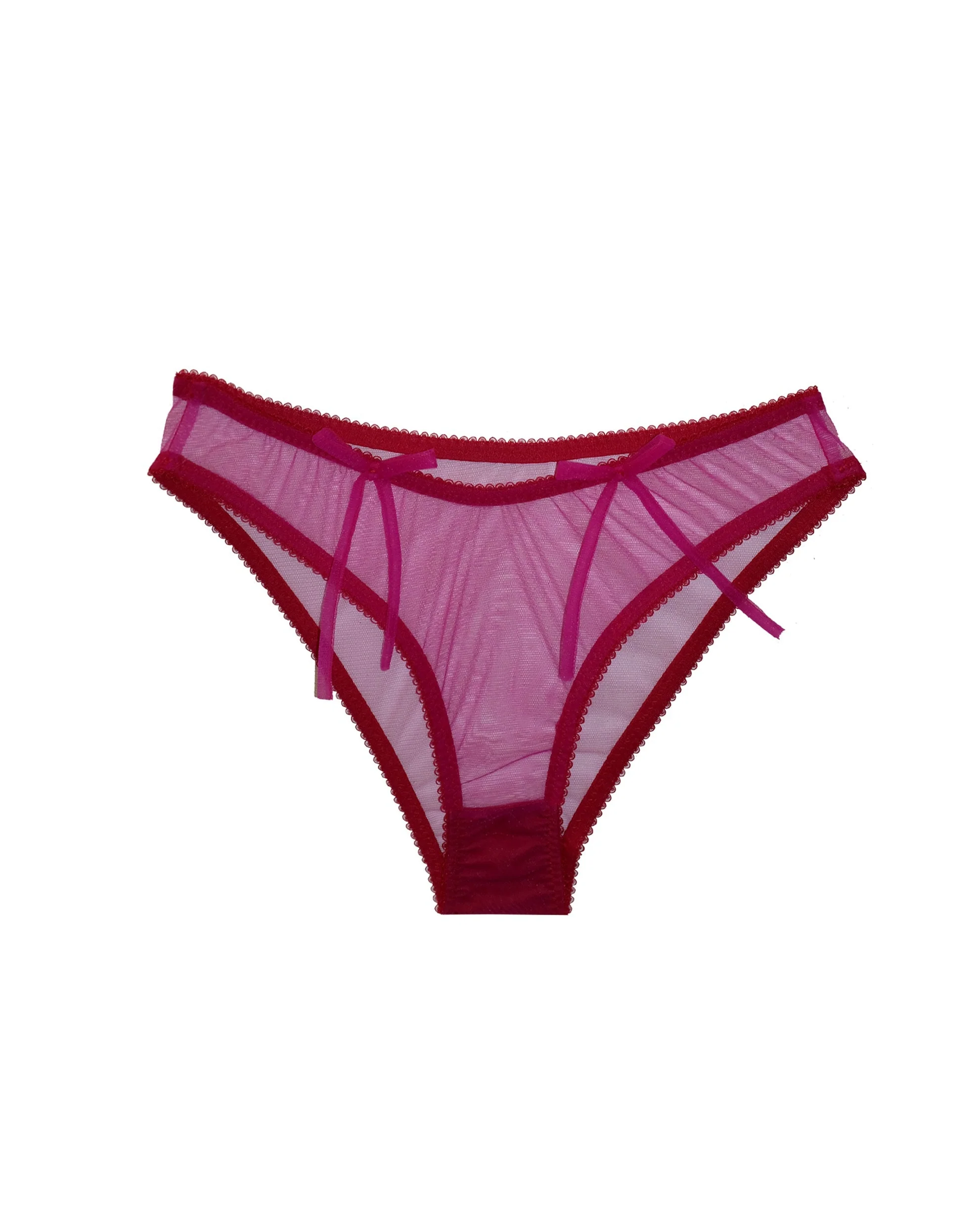 Miss Crofton: I'm Yours Mesh Brief - Pink - Image 3