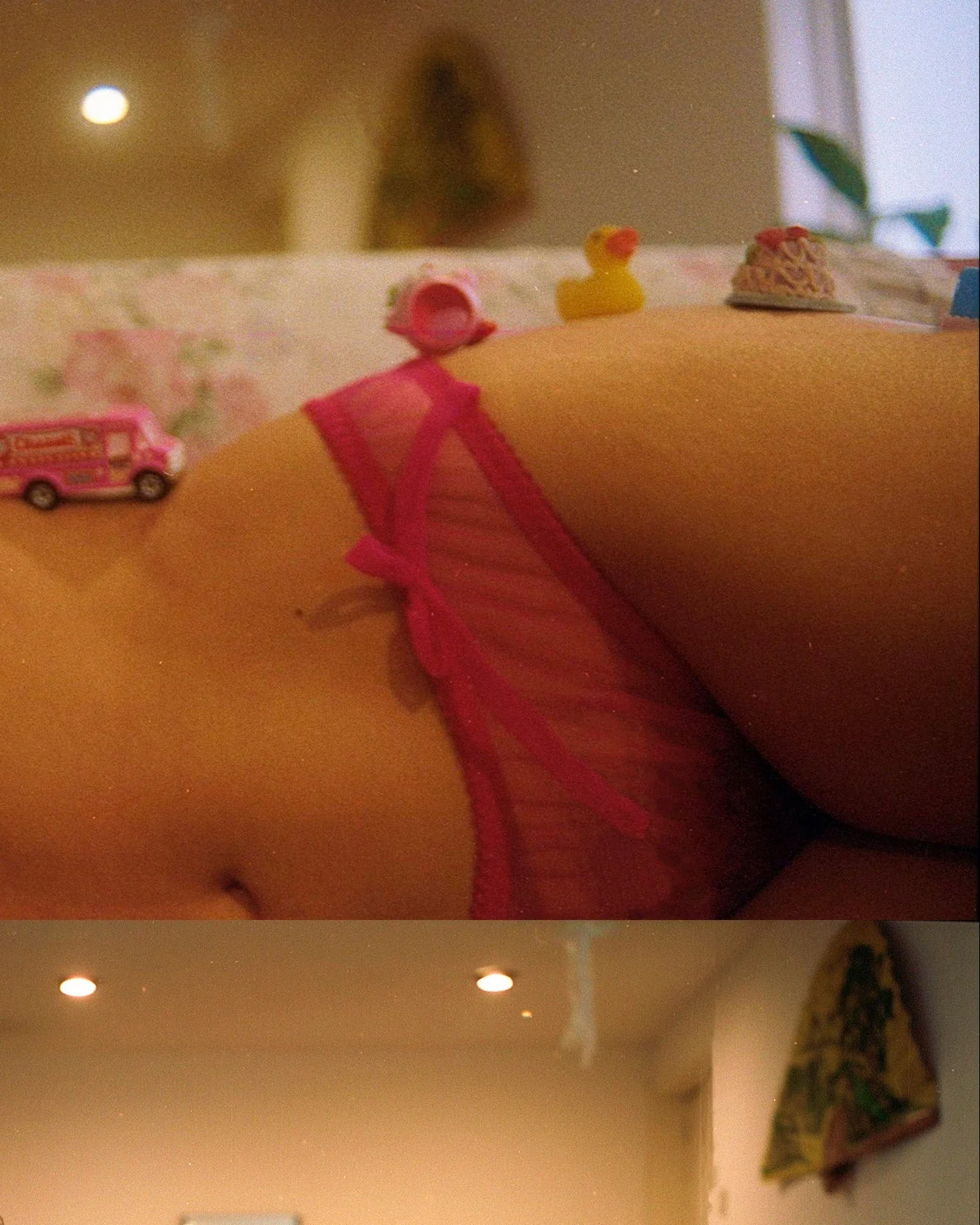 Miss Crofton: I'm Yours Mesh Brief - Pink - Image 4