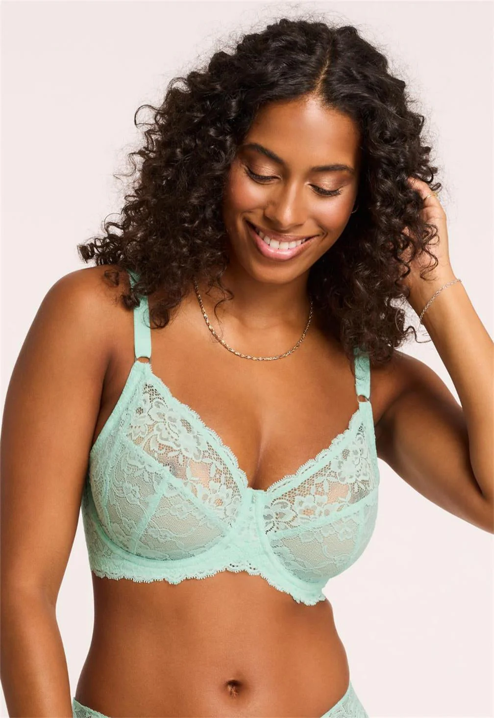 Montelle: Muse Full Cup Lace Bra - E-H Cups Only - Image 3