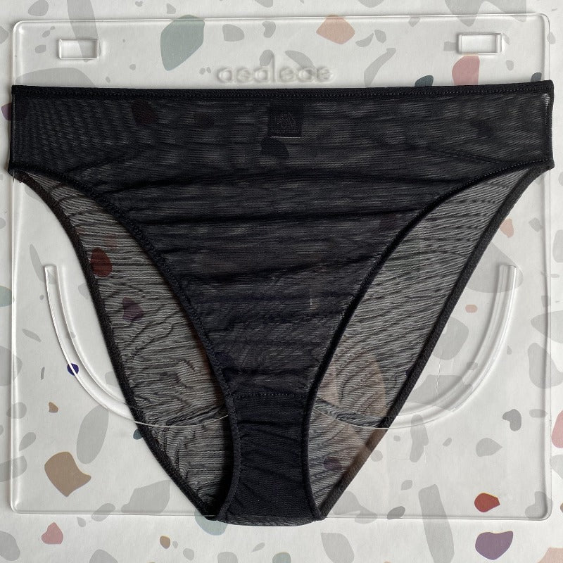Only Hearts: Whisper High Cut Brief - Black - Image 3