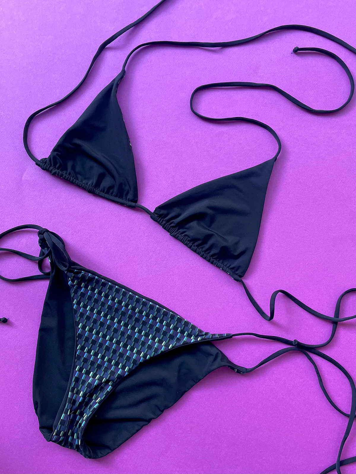 Siyu: Leila Reversible Triangle Bikini Top - XL, Last One! - Image 3